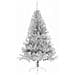 Albero di Natale artificiale con luci integrate Argento 120 cm - Foto miniatura 5