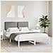 Letto con Testiera Rivestita Grigio chiaro 135 x 190 cm - Foto miniatura 2