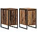 Comodino 2 pcs Legno vecchio 39,5 x 30 x 50 cm - Foto miniatura 1