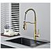 Rubinetto per lavello da cucina, Blackswan, tipo M323, modello oro opaco con 3 modalità e doccia retrattile, misura 49 cm - Foto miniatura 2