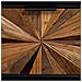 Tavolo In Legno E Metallo Con 1 Cassetto E 1 Ripiano Marrone 41x32x60 - Foto miniatura 8