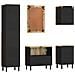 Set Mobili da Bagno 5 pz in Legno Massello di Mango - Foto miniatura 9