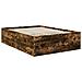 Struttura del letto Rovere fumé 140 x 190 cm Legno multistrato - Foto miniatura 5