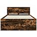 Struttura del letto Rovere fumé 140 x 190 cm Legno multistrato - Foto miniatura 7