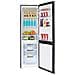 Frigorifero Classe E Combinato 265 LT Vetro /nero GLASS265BK-L - Foto miniatura 2
