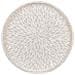 Vassoio Rotondo In Bamboo E Capiz Beige 40 Cm - Foto miniatura 3