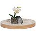 Vassoio Hn34-beige-bamboo-40x40x3,5 Cm - Foto miniatura 2