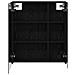Mobiletto per specchio da bagno Rovere Nero 60 x 14,5 x 70 cm - Foto miniatura 6