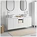 Set di Armadi da Bagno 3 pz Bianco 49,5 x 35 x 63 cm - Foto miniatura 7