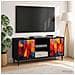 Mobile TV HEESCH 102 x 33 x 51 cm Rovere Nero - Foto miniatura 2