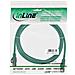 cavo patch per rete dati lan cat. 5e, 2x rj45, schermatura futp, colore verde, 3m - Foto miniatura 2