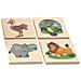 Memory Animali Della Foresta. Il Memo Un Gioco Di Memoria Con Tessere E Scatola Di Legno - Foto miniatura 2