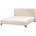 Letto In Tessuto Beige 180 X 200 Cm Ambassador - Foto miniatura 23