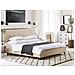 Letto In Tessuto Beige 180 X 200 Cm Ambassador - Foto miniatura 18