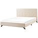Letto In Tessuto Beige 180 X 200 Cm Ambassador - Foto miniatura 19