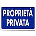 Cartello 20x30cm proprietà privata - Foto miniatura 1