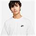 T-shirt Da Uomo Nsw Club Bl Taglia Xl Colore Bianco - Foto miniatura 2