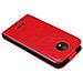 Custodia Compatibile Con Motorola Moto C Plus In Rosso Mela - Coperchio Protettivo In Design Flip Con Chiusura Magnetica - Foto miniatura 2