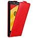 Custodia Compatibile Con Motorola Moto C Plus In Rosso Mela - Coperchio Protettivo In Design Flip Con Chiusura Magnetica - Foto miniatura 1