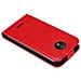 Custodia Compatibile Con Motorola Moto C Plus In Rosso Mela - Coperchio Protettivo In Design Flip Con Chiusura Magnetica - Foto miniatura 6