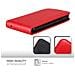 Custodia Compatibile Con Motorola Moto C Plus In Rosso Mela - Coperchio Protettivo In Design Flip Con Chiusura Magnetica - Foto miniatura 8