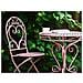Set Di 2 Sedie Da Giardino Pieghevoli In Metallo Rosa Albinia - Foto miniatura 3