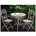 Set Di 2 Sedie Da Giardino Pieghevoli In Metallo Rosa Albinia - Foto miniatura 8