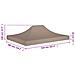 Tetto per Tendone per Feste 4x3 m Grigio Talpa 270 g / m² - Foto miniatura 3