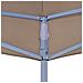 Tetto per Tendone per Feste 4x3 m Grigio Talpa 270 g / m² - Foto miniatura 6