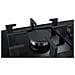 Piano Cottura PPP6A6B90 a Gas 4 Fuochi Gas Colore Nero - Foto miniatura 3