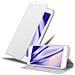 Custodia Compatibile Con Xiaomi Mi Max 2 In Classy Argento - Coperchio Protettiva Con Chiusura Magnetica, Funzione Stand E Tasca Per Le Carte - Foto miniatura 1