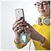 Custodia Compatibile Con Apple Airpod Pro 2 - Design Cute Dinosaur - Custodia Protettiva Per Cuffie In Silicone Indossabile 3d Case Portachiavi - Foto miniatura 5