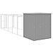 Casetta Cani Corsa Grigio Chiaro 165x659x181 Cm Acciaio Zincato - Foto miniatura 5