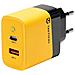 Caricabatterie Gan Usb + Usb-c 45w Microgrid, Nero / Giallo - Foto miniatura 8
