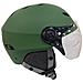 Casco LED H. 30 Vision Forest XL con Visiera per Scooter /Monopattino, Bici - Foto miniatura 2