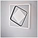 Plafoniera Moderna Lulu' In Alluminio Bianco Nero Led Integrato Cct - Foto miniatura 1