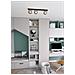 Lampada A Soffitto Fit - Nero, Grigio - Acciaio Verniciato A Polvere, Vetro - 70x17x14 Cm - Foto miniatura 6