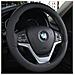 Coprivolante Antiscivolo In Pelle Pu Per Volante Dell'auto Black - Foto miniatura 3