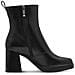 Heeled Booties Stivaletti Pelle Scarpe Donna Nero Eu 36, 1-25360-43 003 - Foto miniatura 3