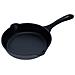 39363 Padella In Ghisa Stagionata Induzione Da 20 Cm Per Fuoco, Barbecue, Forno Nero - Foto miniatura 1