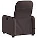 Lusso Casadino -  Poltrona Massaggiante Reclinabile Marrone Scuro In Tessuto - Foto miniatura 3