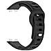 Cinturino In Silicone Per Huawei Band 10/9/8 - Texture A Pois Black - Foto miniatura 1