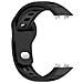 Cinturino In Silicone Per Huawei Band 10/9/8 - Texture A Pois Black - Foto miniatura 5