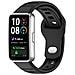 Cinturino In Silicone Per Huawei Band 10/9/8 - Texture A Pois Black - Foto miniatura 6