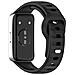 Cinturino In Silicone Per Huawei Band 10/9/8 - Texture A Pois Black - Foto miniatura 7