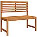 Panchina da giardino  100x50x91 cm in legno solido di acacia - Foto miniatura 1
