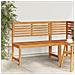 Panchina da giardino  100x50x91 cm in legno solido di acacia - Foto miniatura 4