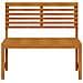Panchina da giardino  100x50x91 cm in legno solido di acacia - Foto miniatura 6