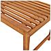 Panchina da giardino  100x50x91 cm in legno solido di acacia - Foto miniatura 8