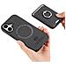 Custodia Per Telefono Con Anello E Portacarte Magnetico Per Samsung S24fe - Foto miniatura 5